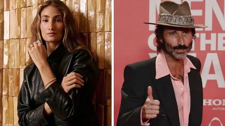 La modelo e ilustradora  Almudena Cañedo y el cantante Leiva