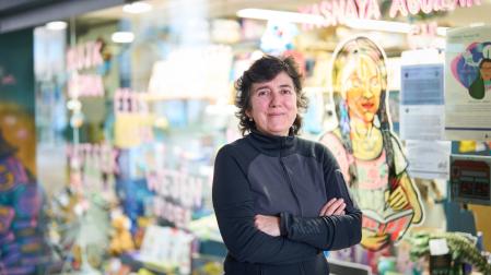 Olga Martínez, presidenta de la Asociación de Comerciantes de Navarra