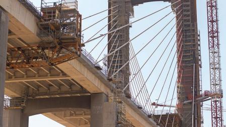 Las obras bajo sospecha en el puente del Quinto Centenario de Sevilla