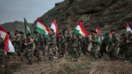 Soldados en Erbil, Irak