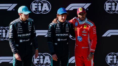 Antonelli se ha convertido este sábado en el piloto más joven de la historia de la Fórmula 1 en conseguir la pole al imponerse en la clasificación del Gran Premio de China a Russell y Hamilton