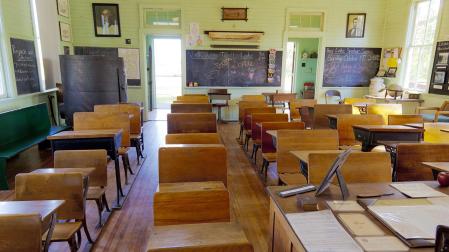Un aula vacía