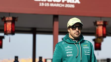 Fernando Alonso en el Circuito International de Shanghai