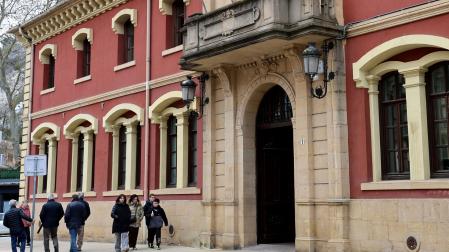 Fachada principal del Ayuntamiento de Estella