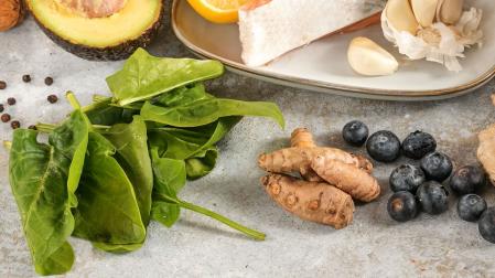 Alimentos beneficiosos para una dieta antiinflamatoria