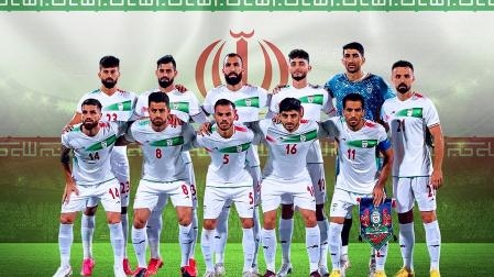 Imagen de un once de la selección de fútbol de Irán