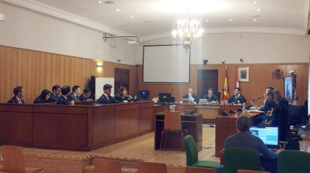 Jornada del juicio por el 'caso ataúdes' en la Audiencia de Valladolid