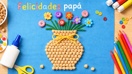 Una manualidad escolar para regalar en el Día del Padre