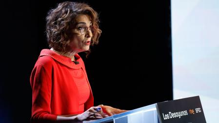 La viepresidenta primera y ministra de Hacienda, María Jesús Montero, ha protagonizado el programa 'Los Desayunos', que estrenan RTVE y EFE este jueves