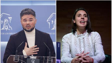 Gabriel Rufián e Irene Montero