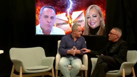 Víctor Sandoval durante la emisión de 'Los Kikos', el programa que Kiko Matamoros y Kiko Hernández