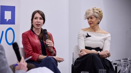 Sara Bellido, propietaria de 'Damisela en apuros', y Marta Garayoa, propietaria de 'Adorno'