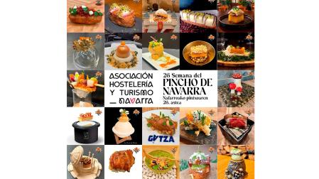 22 bares y restaurantes pasan a semifinales de la Semana del Pincho de Navarra 2026