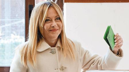 La primera ministra italiana, Giorgia Meloni