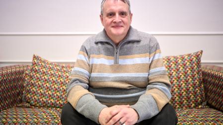 Jokin Ventosa Irañeta, padre de un chico afectado por cáncer y miembro de la junta de ADANO