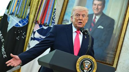Donald Trump, este martes en la Casa Blanca