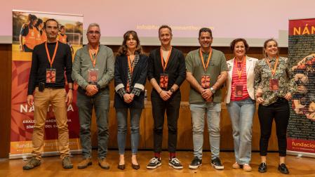 Participantes en la presentación del proyecto de la Fundación Nánthea que busca promover un cambio estructural en el ámbito deportivo y social a través del fútbol femenino