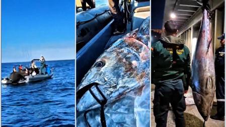 Fragmentos del vídeo publicado por la Guardia Civil
