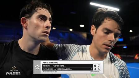 Jon Sanz y Coki Nieto celebran el triunfo en la primera ronda del P1 Miami EE UU