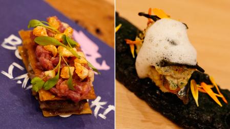 "Bordaxaki Sando" y "Anchoa en ascuas"