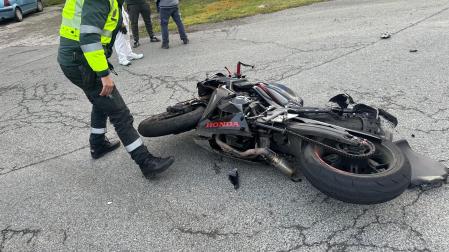 Herido grave un joven de 23 años tras una colisión entre un tractor y una motocicleta en Ultzama