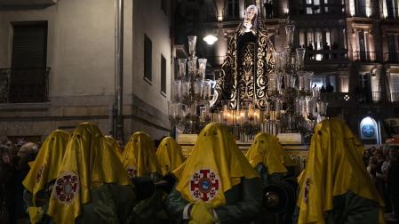 Fotos del traslado de La Dolorosa en Pamplona