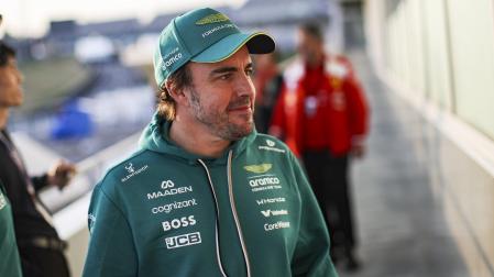 Alonso, en el circuito de Suzuka para disputar el GP de Japón