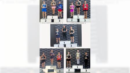 Kosner Club Hielo Huarte se subió al podio en todas las categorías en las que participó