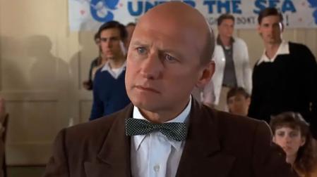 El actor James Tolkan en 'Regreso al Futuro'