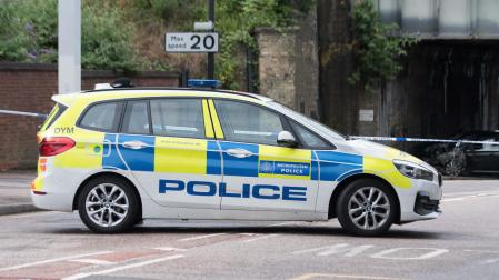 Un coche de la policía en Londres, en una fotografía de archivo