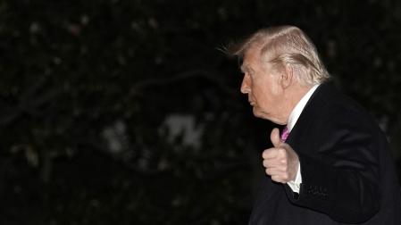 El presidente de EE UU, Donald Trump, regresa este domingo a la Casa Blanca desde Florida