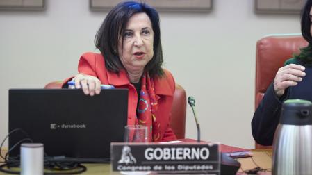 La ministra de Defensa, Margarita Robles, comparece ante la Comisión Mixta de Seguridad Nacional, en el Congreso de los Diputados