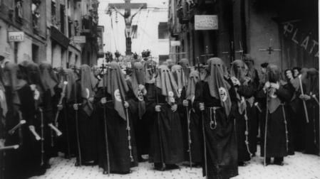 Procesión del Santo Entierro en los años 60