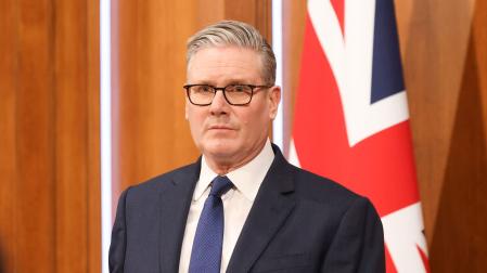 El primer ministro Keir Starmer, en su comparecencia en Downing Street este miércoles