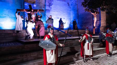 Fotos de la escenificación de La Pasión en Tudela