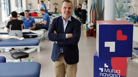 Javier Andueza, responsable de Absentismo y Relaciones Institucionales de Mutua Navarra