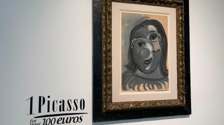 Personas de medio centenar de países optan a un Picasso por 100 euros en sorteo solidario