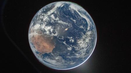 magen de la Tierra tomada por el astronauta de la NASA y comandante de la misión Artemis II