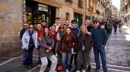 Turistas en Pamplona por Semana Santa