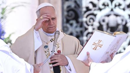 León XIV en su primer mensaje de Pascua