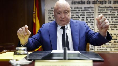 El presidente de Forestalia, Fernando Samper, en su comparecencia en el Senado