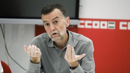 El candidato de Por Andalucía a la Presidencia de la Junta de Andalucía, Antonio Maíllo