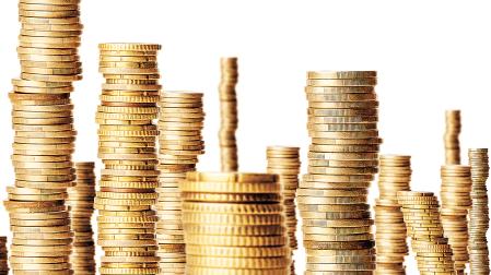 Imagen de monedas apiladas