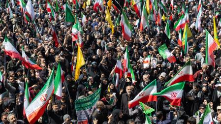 Manifestación en Teherán 40 días después de la muerte del exlíder supremo Ali Khamenei