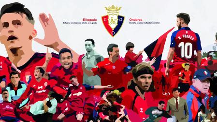 El mural de LKN, 'El Legado- Ondarea', inaugurado este viernes 10 de abril en el interior de El Sadar