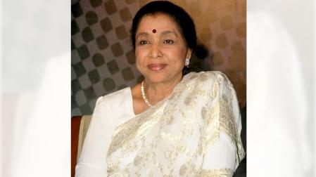 La cantante india Asha Bhosle, en 2007