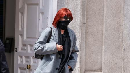 La exmujer del exasesor ministerial Koldo García, Patricia Uriz, a su salida este lunes del Tribunal Supremo