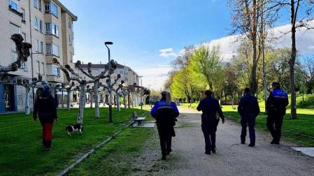 Policías de Berriozar y Guardia Civil en un trabajo conjunto