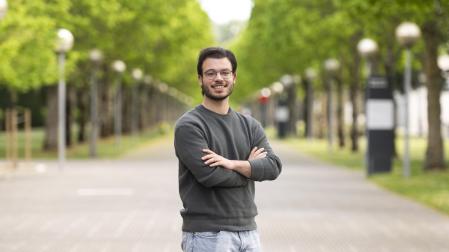 Luis Martínez Gómiz, estudiante de la UPNA