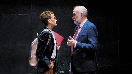 María Chivite y Fernando Domínguez